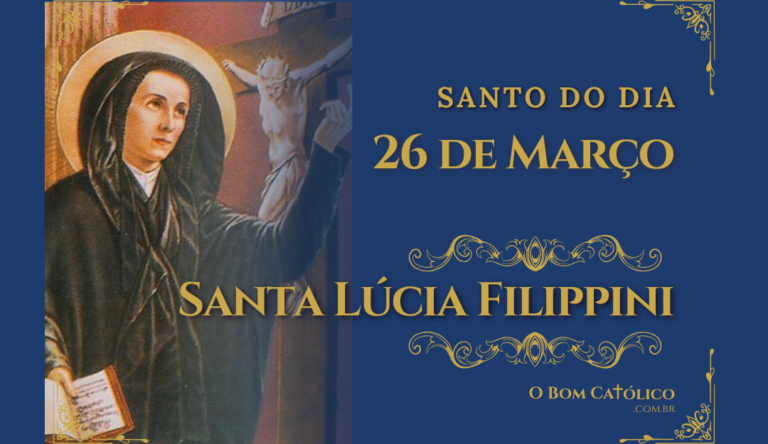 26 de Março – Santa Lúcia Filippini